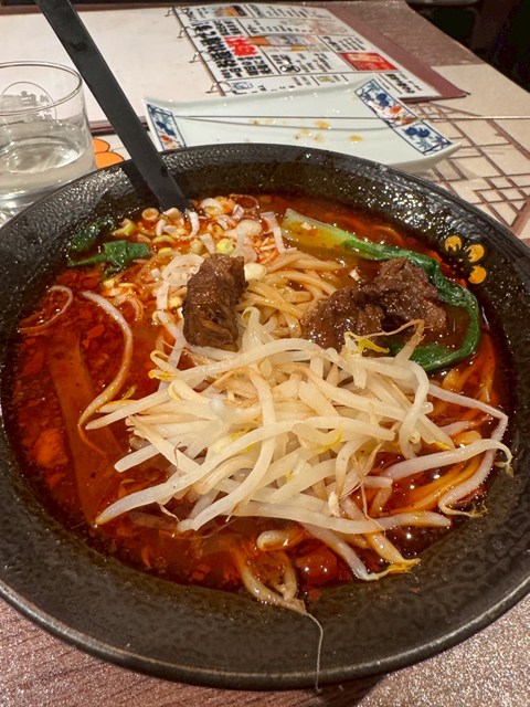 長浜百味ラーメン 四川香辣牛肉麵 メニュー